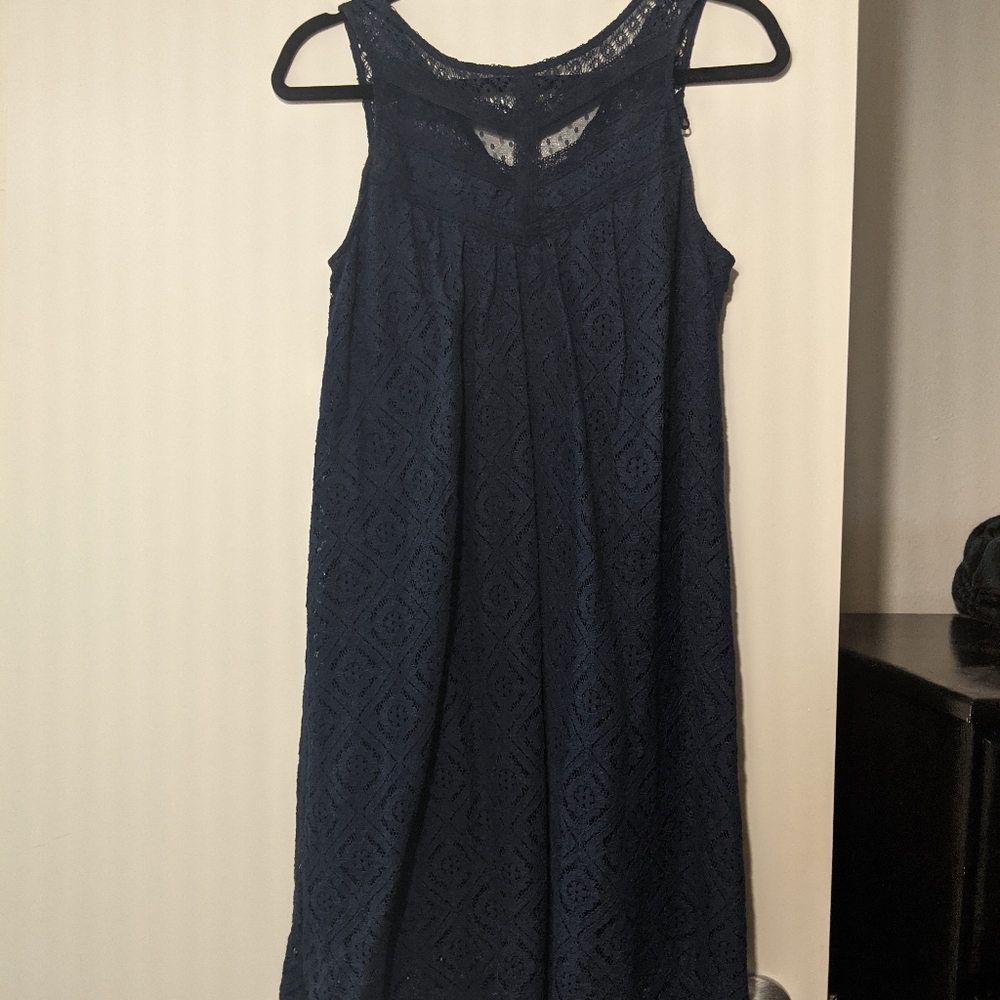 Navy mini dress